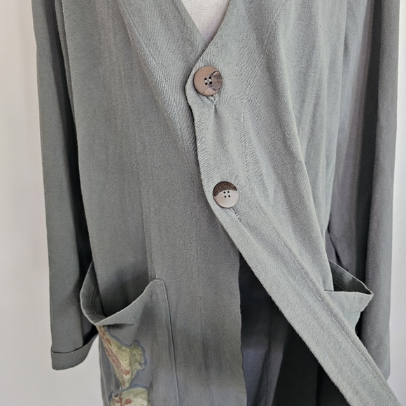 Blue Fish Vintage Sage Hand Printed Skirt Set - Picture 5 of 16